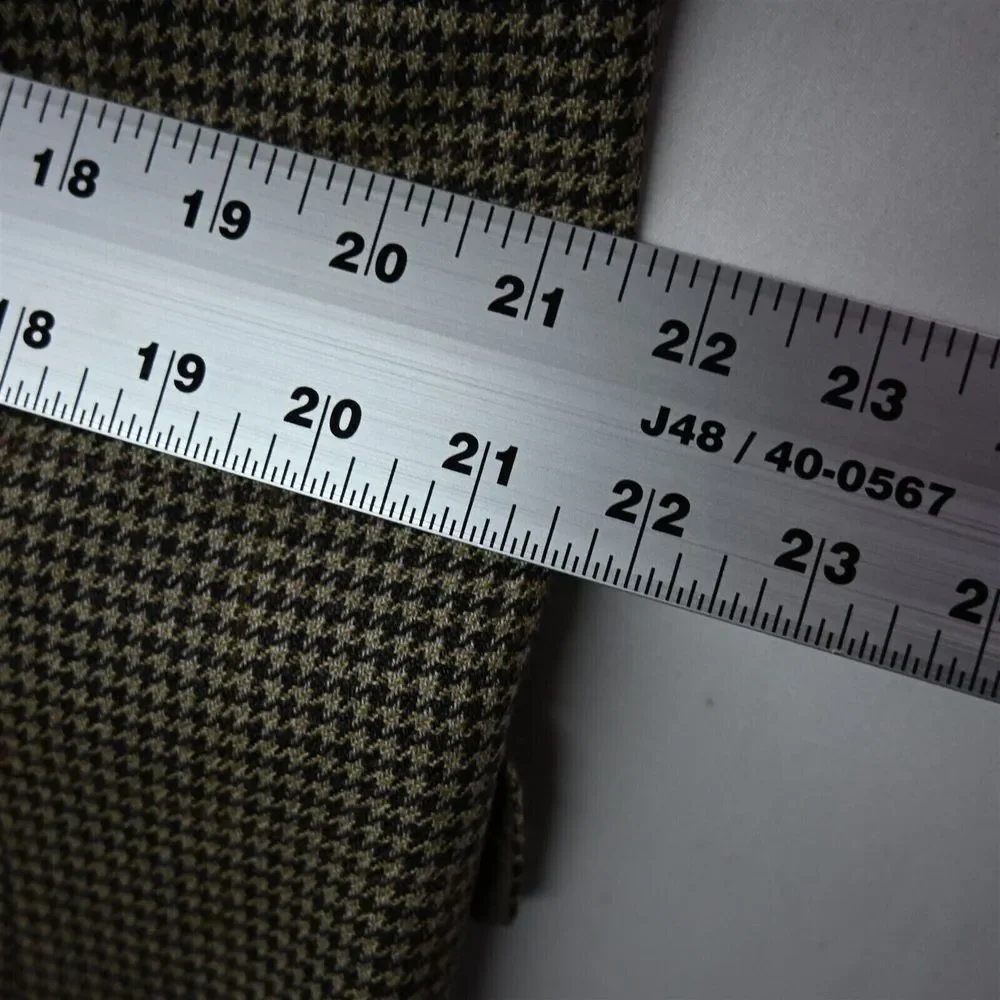 IZOD 42L Brown Houndstooth 100% Wool‎ Mens Blazer Sport Coat Jacket